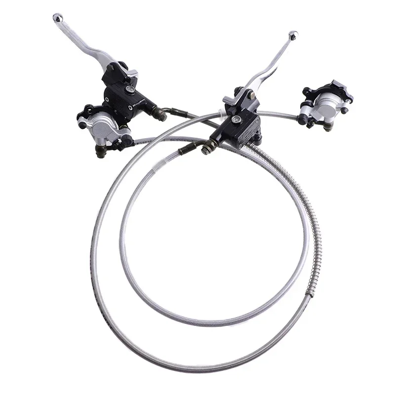2 Stroke 47 49cc Motorcycle Pocket Bike Brake Front Rear Left Right Pump Master Cylinder Hydraulic Brake Hose Line Brake Caliper - Image 14