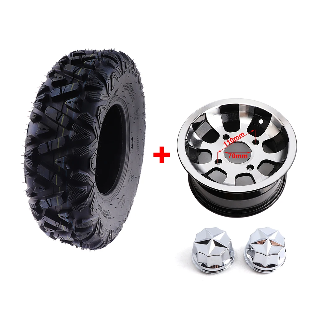ATV 10 inch Off-road Front Wheel 23x7.00-10 Tubeless Tire With Aluminum Alloy Hub For 1254-Wheeler Go kart UTV Buggy Quad Parts - Image 7