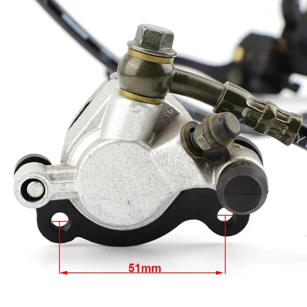 2 Stroke 47 49cc Motorcycle Pocket Bike Brake Front Rear Left Right Pump Master Cylinder Hydraulic Brake Hose Line Brake Caliper - Image 4