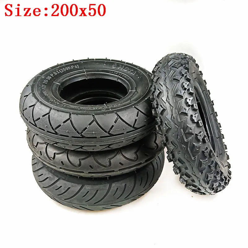 200x50 / 8x2" Inch Outer Tire Inner Tube for Electic Scooter Motorcycle ATV Moped Parts 8 Inches Wheelchair Wheel Tyre - Image 7
