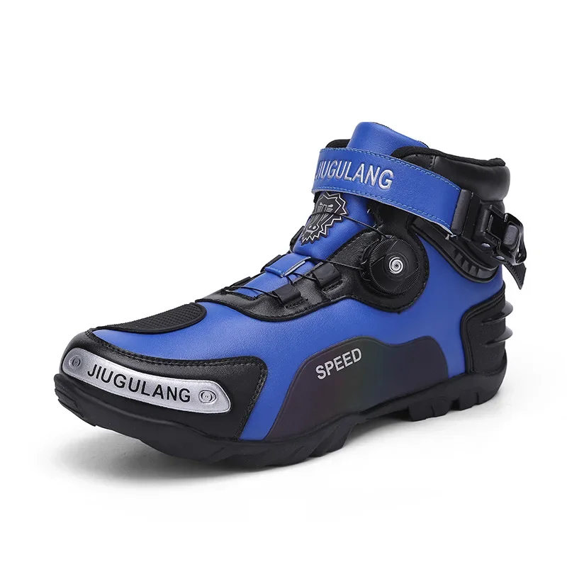 Motorcycle Boots Men Motocross Safety Protection Shoes Accessories Off-Road Racing Waterproof Anti Slip Short Boot motorcycles - Image 6