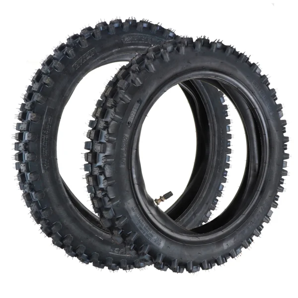 60/100-14 Front 80/100-12 Rear Wheel Tyres 12-inch Deep Tooth Tyres Fit For  Kayo BSE Off-road Motorcycles Dirt Pit Bike Parts