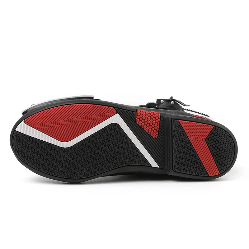 New Motorcycle Boots Men Leather Motos Breathable Anti Slip Wear-resistant Riders Boots Motorbike Racing Ankle Length Shoes - Image 4