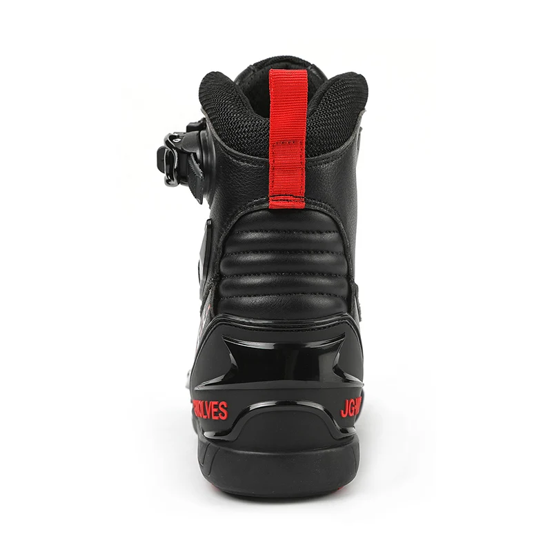 New Motorcycle Boots Men Leather Motos Breathable Anti Slip Wear-resistant Riders Boots Motorbike Racing Ankle Length Shoes - Image 3