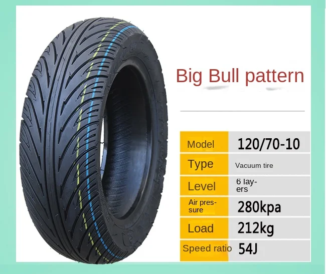 Motorcycle Tubeless Tire 80/100/110 120/70-10 130/60-10 120/90-10 130/90-10 Inch Electric Scooter Vacuum Tyre Parts - Image 32