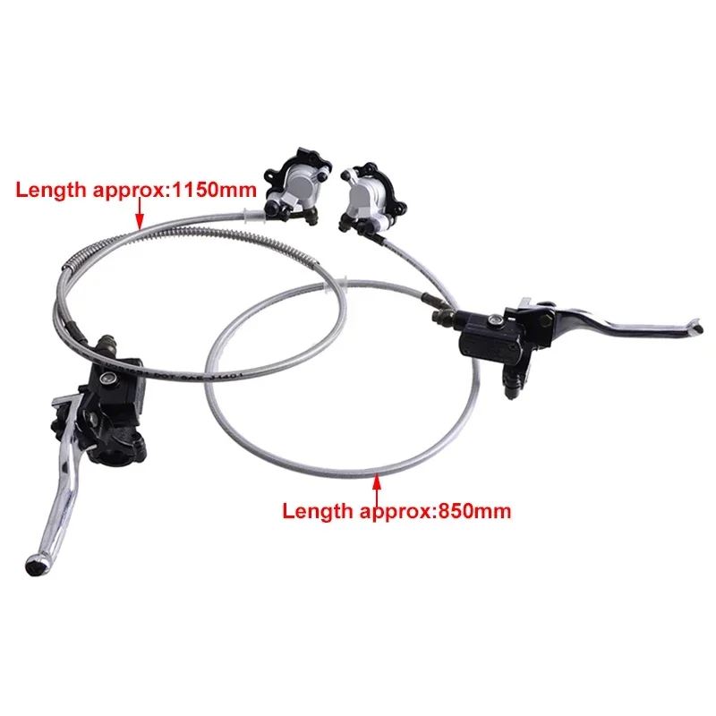 2 Stroke 47 49cc Motorcycle Pocket Bike Brake Front Rear Left Right Pump Master Cylinder Hydraulic Brake Hose Line Brake Caliper - Image 8