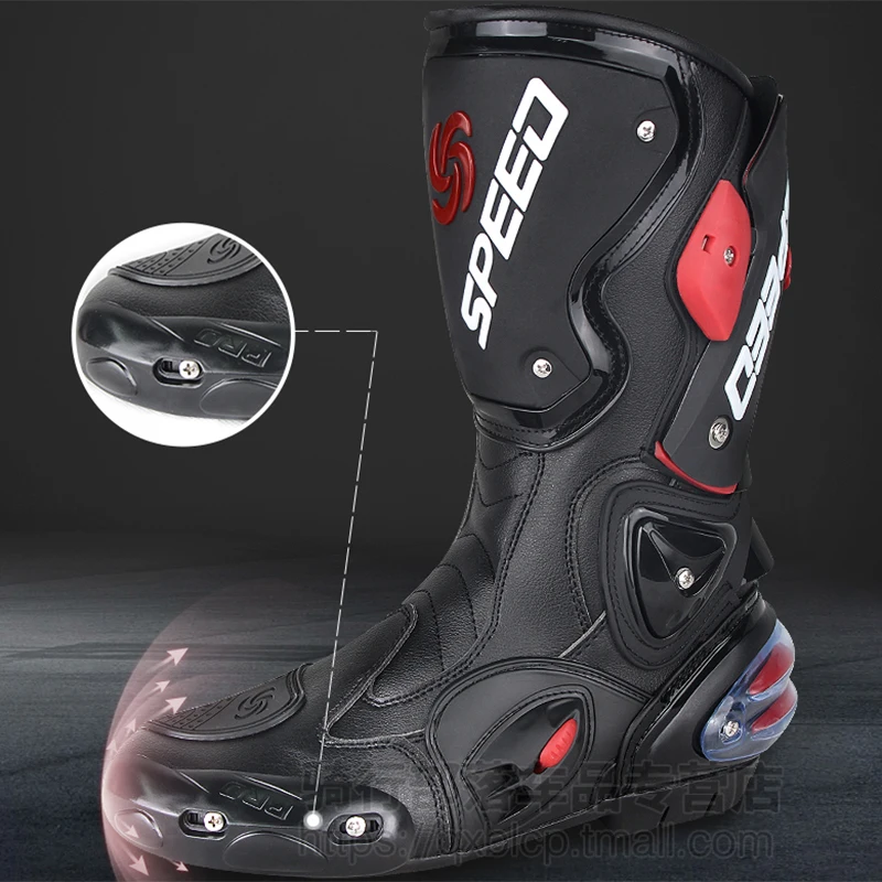 Riding Tribe Men Motorcycle Boots Moto Racing Motocross Off-Road Motorbike Motorcycle Shoes Botas Moto Riding Boots - Image 3