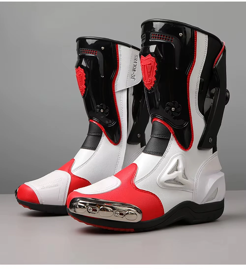 Motorcycle Boots Men Anti-slip Motorcyclist Shoes Adventure Touring Motocross MTB Dirt Bike Boots Motorcycle Accessories - Image 12