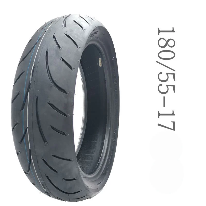 Motorcycle 17 InchTubeless Tyre for Honda Yamaha Suzuki Kymco Haojue BMW Sundiro Benelli Harley Loncin Haojin 180-55-17 Tire